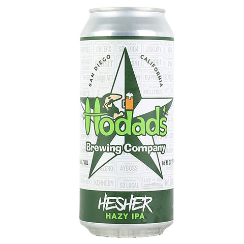 Hodad's Hesher Hazy IPA by Hodad’s Brewing Company, beer label