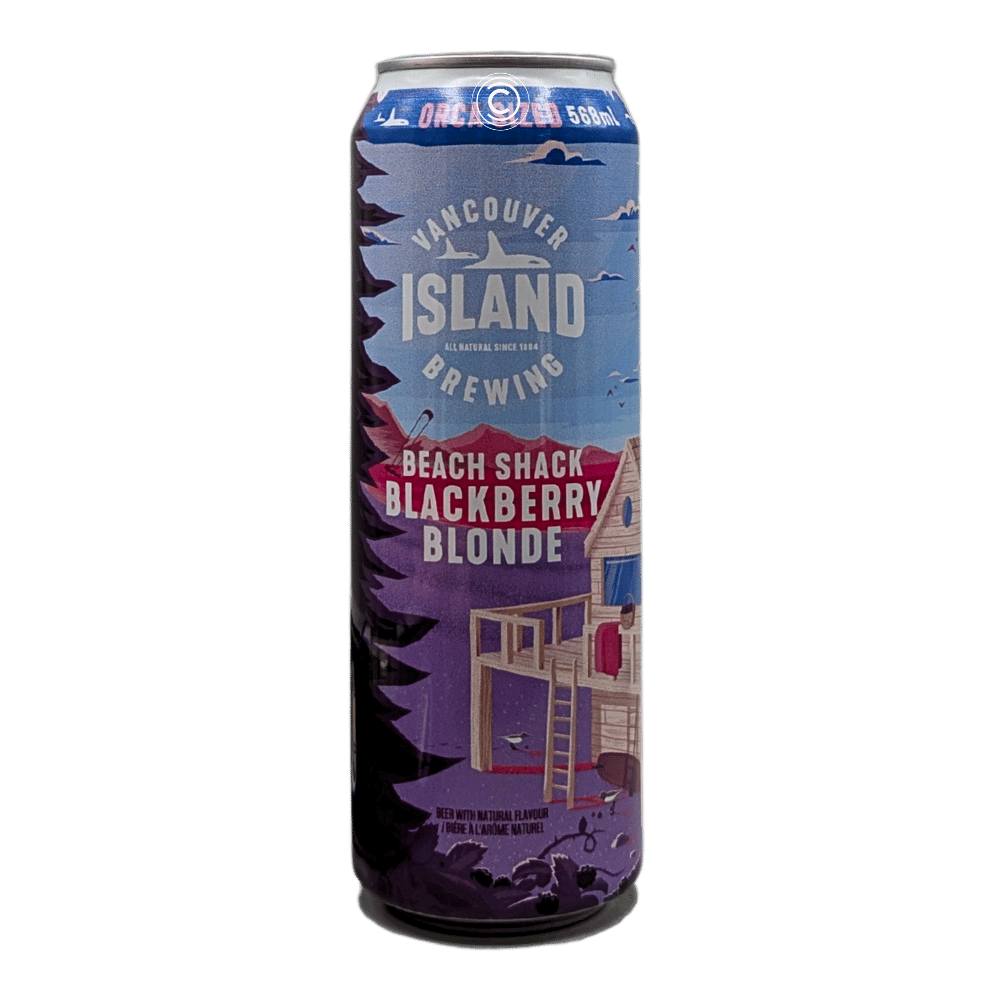 Beach Shack Blackberry Blonde by Vancouver Island Brewing, beer label