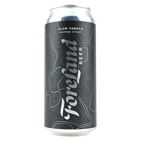 Foreland Slow Temple Coffee Stout by ForeLand Beer, beer label