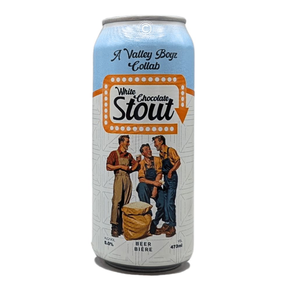White Chocolate Stout by Hawk Tail Brewery, beer label