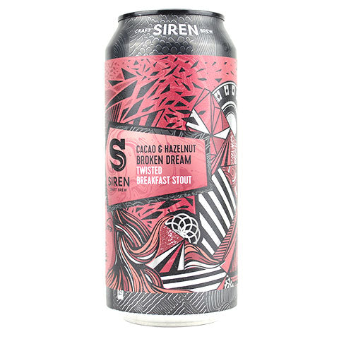 Siren Broken Dream Stout (Cacao & Hazelnut) by Siren Craft Brew, beer label