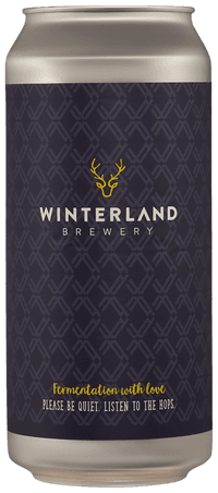 Snowstorm by Winterland Brewery, beer label