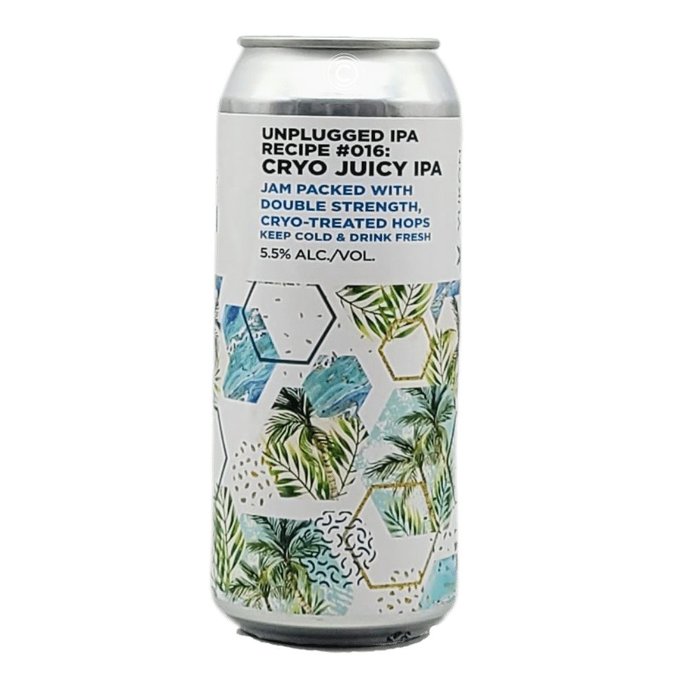 Unplugged IPA Recipe #016: Cryo Juicy IPA by Yukon Brewing, beer label