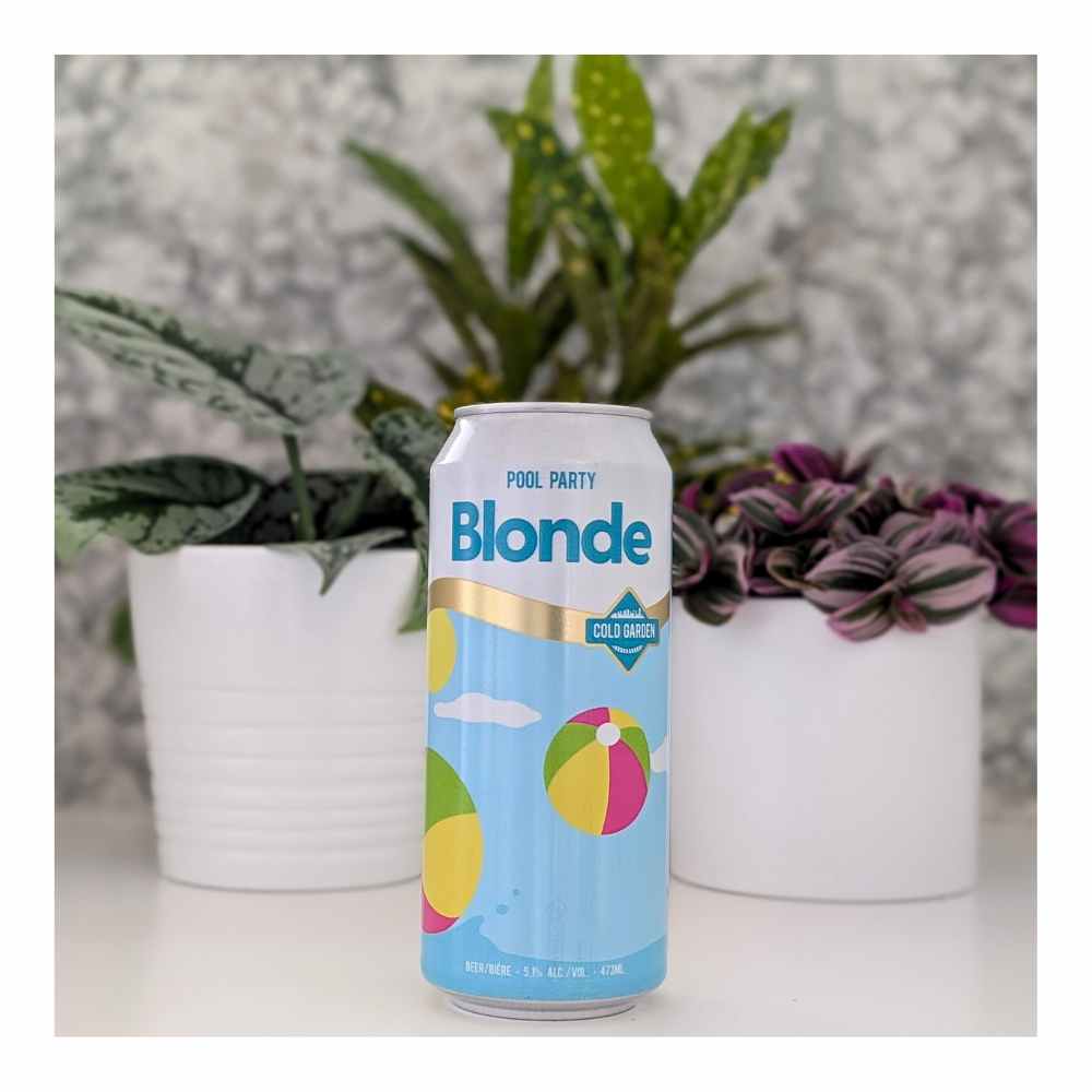 Pool Party Blonde Ale by Cold Garden Beverage Company, beer label