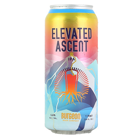 Burgeon Elevated Ascent IPA by Burgeon Beer Company, beer label