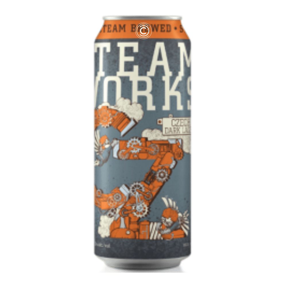 Brewing Czech Dark Lager by Steamworks Brewery - Brewpub, beer label