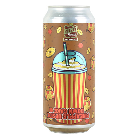 450 North Pineapple Upside Down Cake Slushy XL Sour Ale by 450 North Brewing Company, beer label