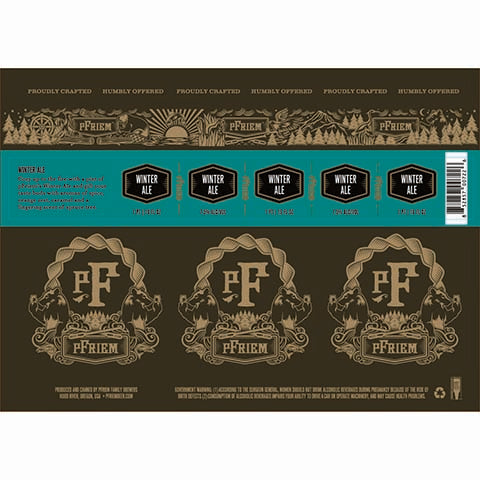 pFriem Winter Ale by PFriem Family Brewers, beer label