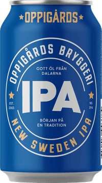 New Sweden IPA by Oppigårds Bryggeri, beer label