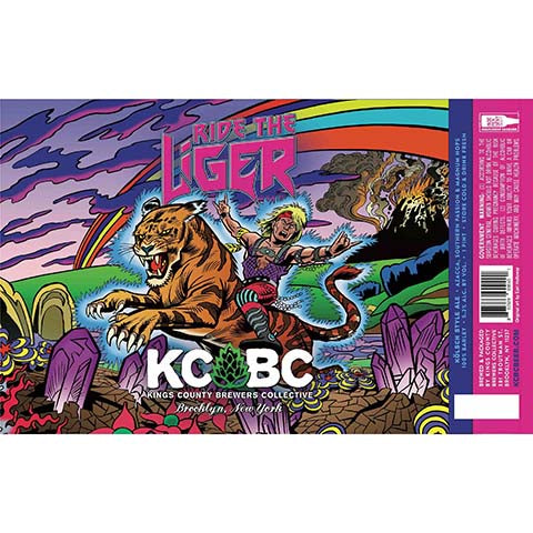 Kings County Brewers Collective Ride the Liger Kolsch Ale by Kings County Brewers Collective, beer label