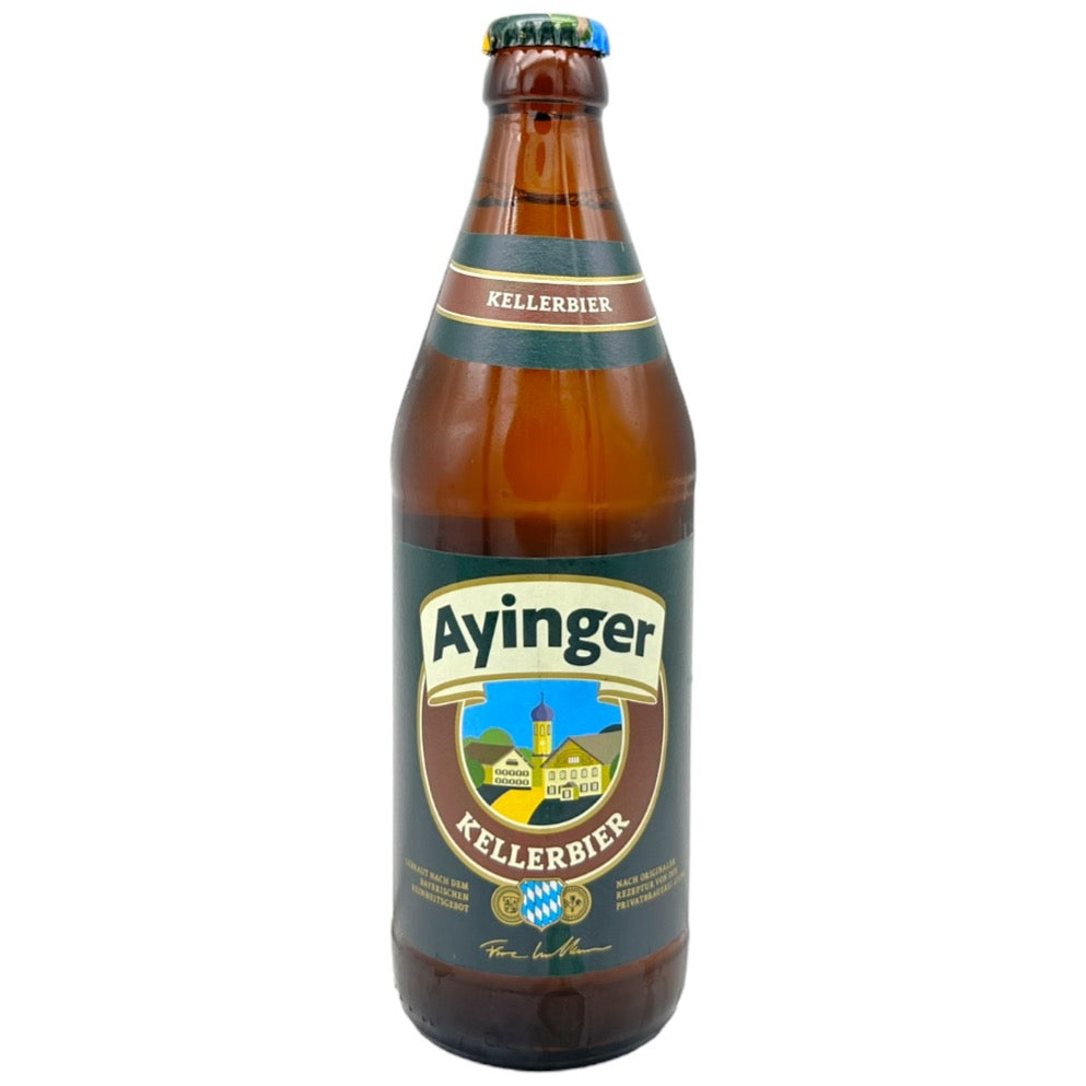 Ayinger Kellerbier by Ayinger, beer label