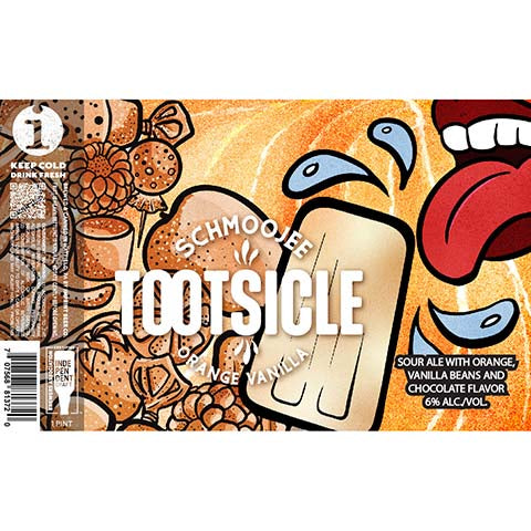 Imprint Schmoojee Orange Vanilla Tootsicle Sour Ale by Imprint Beer Company, beer label