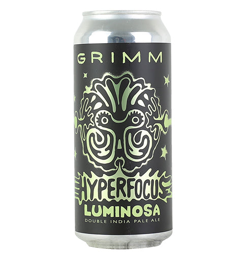 Grimm Hyperfocus Luminosa DIPA by Grimm Artisanal Ales, beer label
