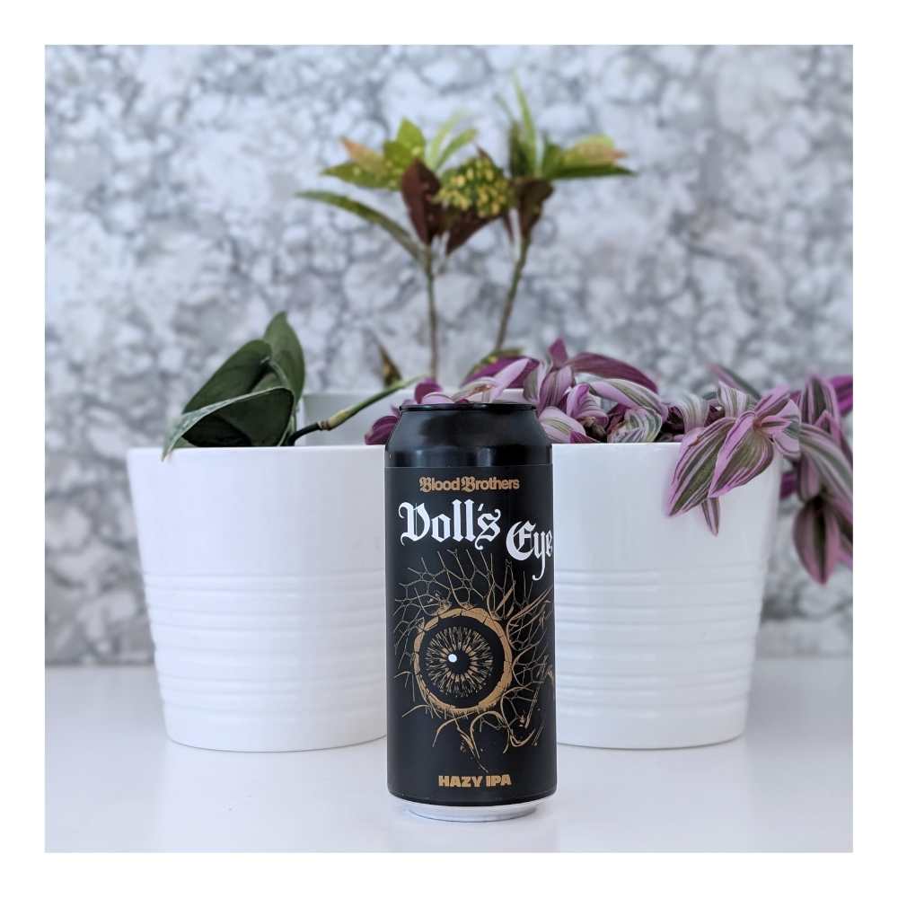 Doll's Eye Hazy IPA by Blood Brothers Brewing, beer label