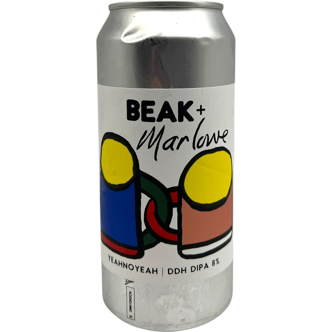 Beak x Marlowe Ales  Yeahnoyeah by Beak Brewery, beer label