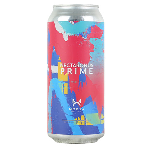 Moksa Necataronus Prime Hazy IPA by Moksa Brewing Co, beer label