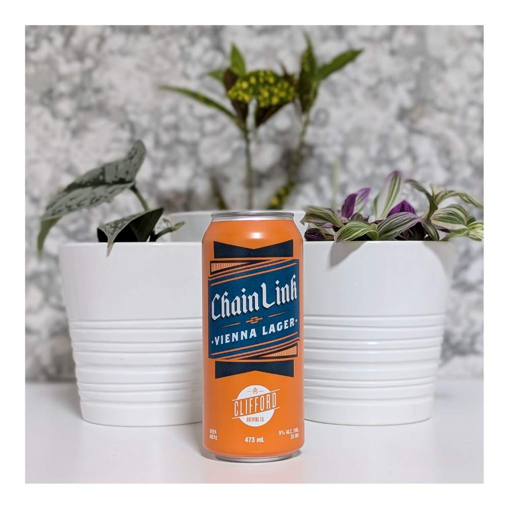 Chain Link Vienna Lager by Clifford Brewing Co., beer label