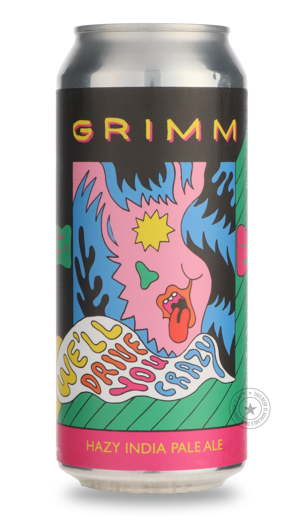We'll Drive You Crazy by Grimm, beer label