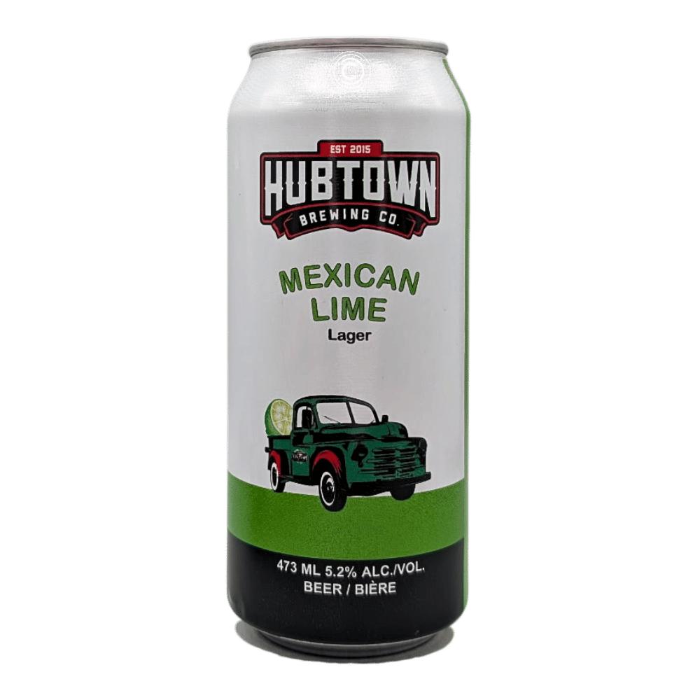 Hub Town Brewing Co. Mexican Lime Lager by Hubtown Brewing, beer label