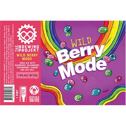 The Brewing Projekt Wild Berry Mode Sour Ale by The Brewing Projekt, beer label