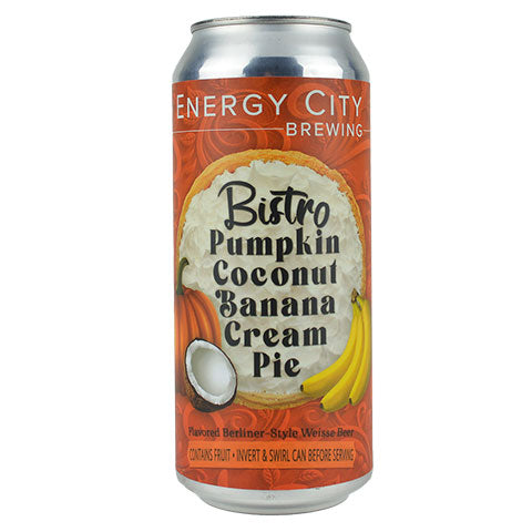Energy City Bistro Pumpkin Coconut Banana Cream Pie Sour by Energy City Brewing, beer label