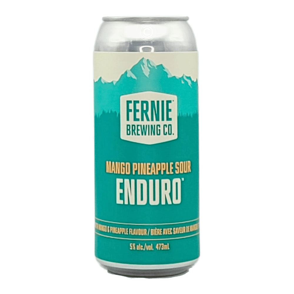 Enduro Mango Pineapple Sour by Fernie Brewing Co, beer label