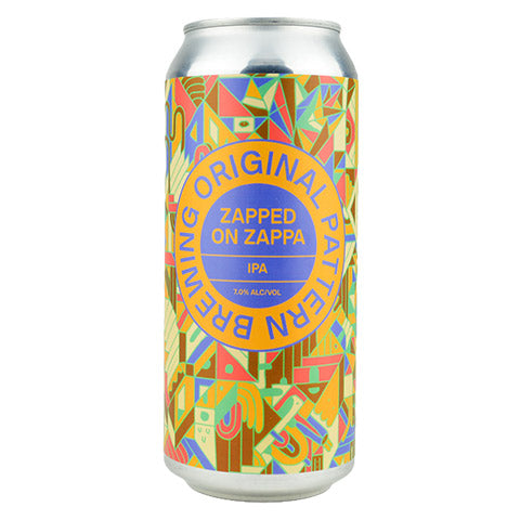 Original Pattern Zapped on Zappa IPA by Original Pattern Brewing Company, beer label