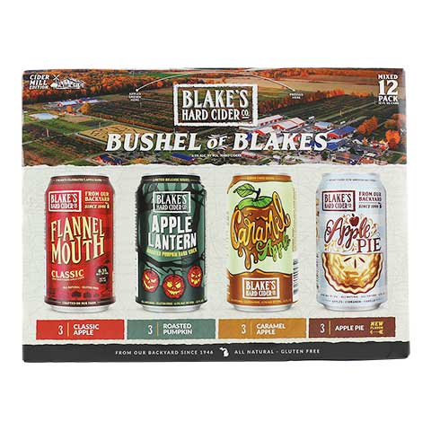 Blake's Bushel of Blakes Mixed Pack by Blake's Hard Cider Co., beer label