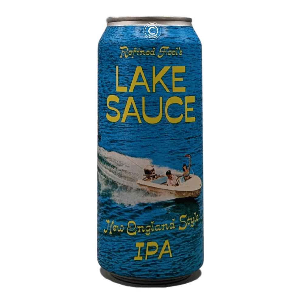 Lake Sauce Hazy IPA by Refined Fool Brewing Company, beer label