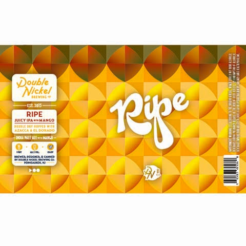 Double Nickel Ripe Juicy IPA by Double Nickel Brewing Company, beer label