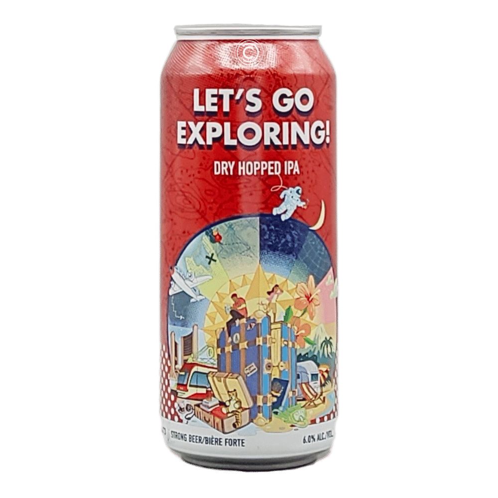 Let's Go Exploring IPA by Eastbound Brewing Company, beer label