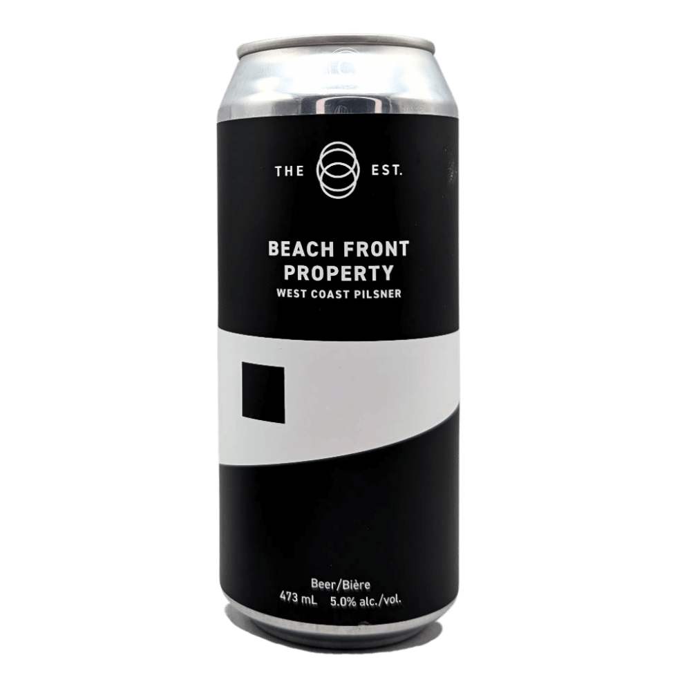 Beach Front Property West Coast Pilsner by The Establishment Brewing Company, beer label