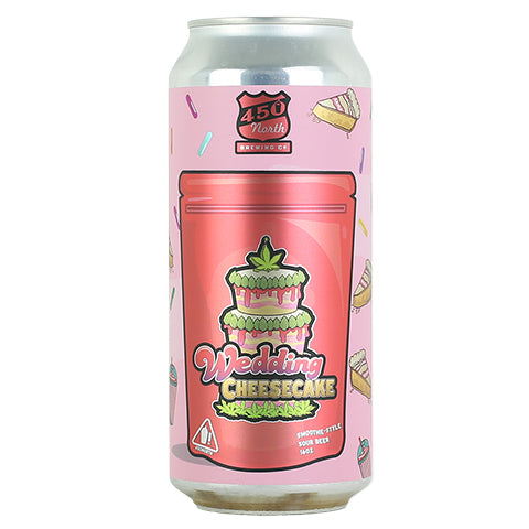450 North Wedding Cheesecake Slushy XL Sour Ale by 450 North Brewing Company, beer label