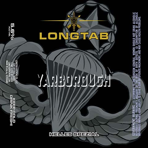 Long Tab Yarborough Helles Spezial by Long Tab Brewing, beer label