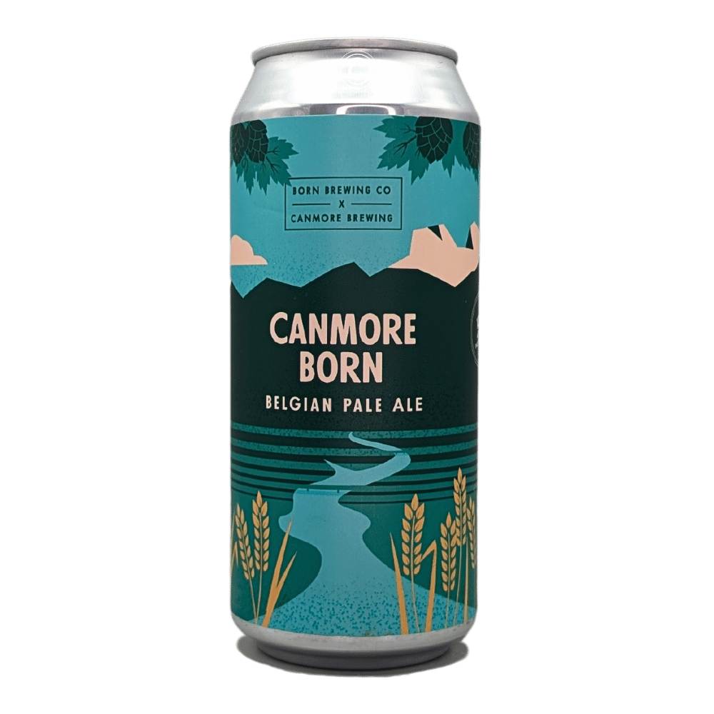 Canmore Born Belgian Pale Ale by Canmore Brewing Company x Born Brewing Co., beer label