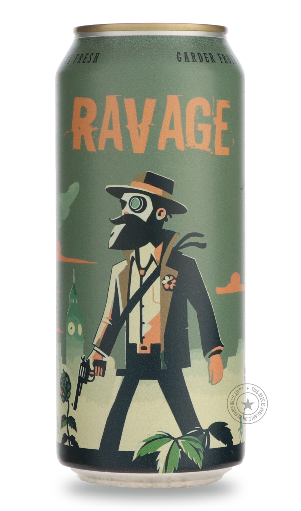 Ravage by Brewskey, beer label