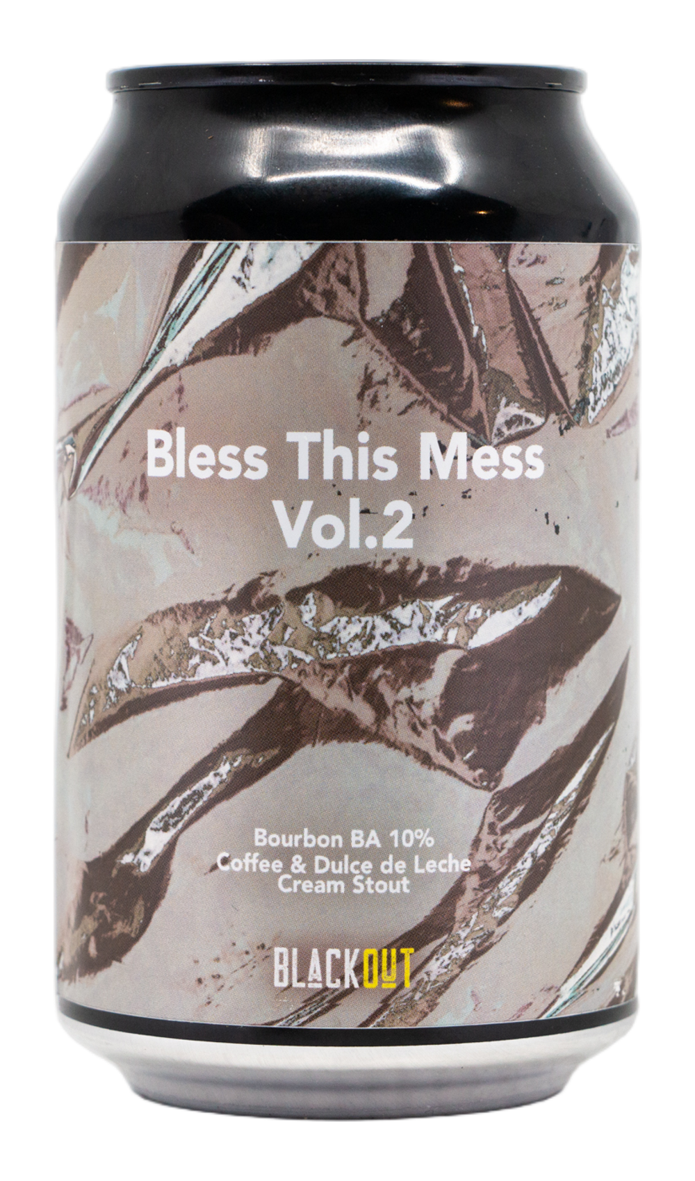 Blackout Bless This Mess Vol. 2 by Blackout Brewing, beer label