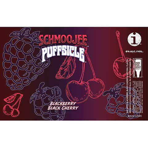 Imprint Schmoojee Puffsicle Blackberry Black Cherry by Imprint Beer Company, beer label