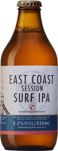 East Coast Session Surf by ÖsterlenBryggarna Anno 1953, beer label