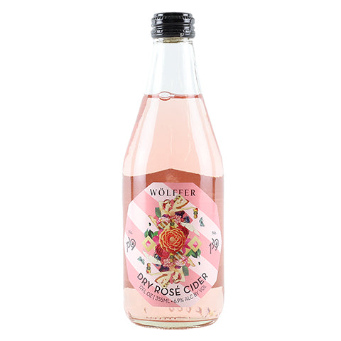 Wolffer No. 139 Dry Rosé Cider by Bivouac Ciderworks, beer label