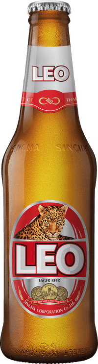 Leo Beer by Pathum Brewery Company Limited, beer label
