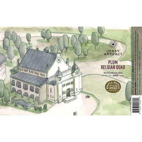 Urban Artifact Plum Belgian Quad Ale by Urban Artifact, beer label