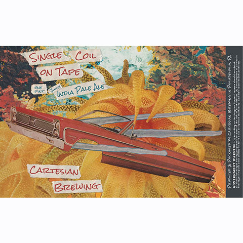 Cartesian Single Coil On Tape Juicy IPA by Cartesian Brewing, beer label