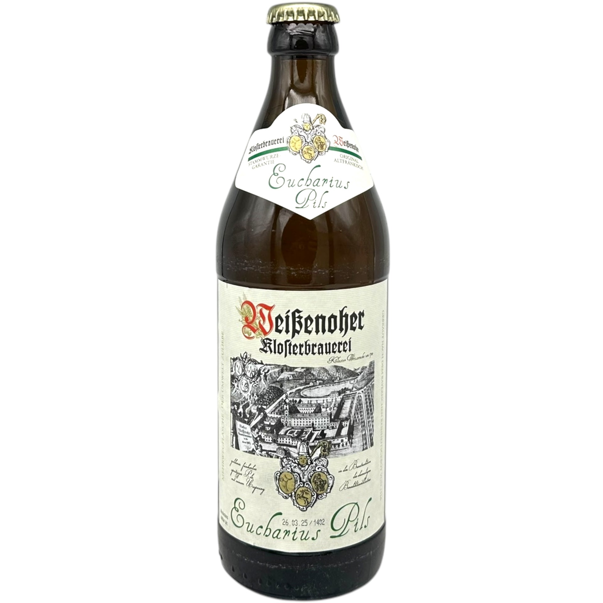 Klosterbrauerei Weissenohe Eucharius Pils by Klosterbrauerei Weissenohe, beer label