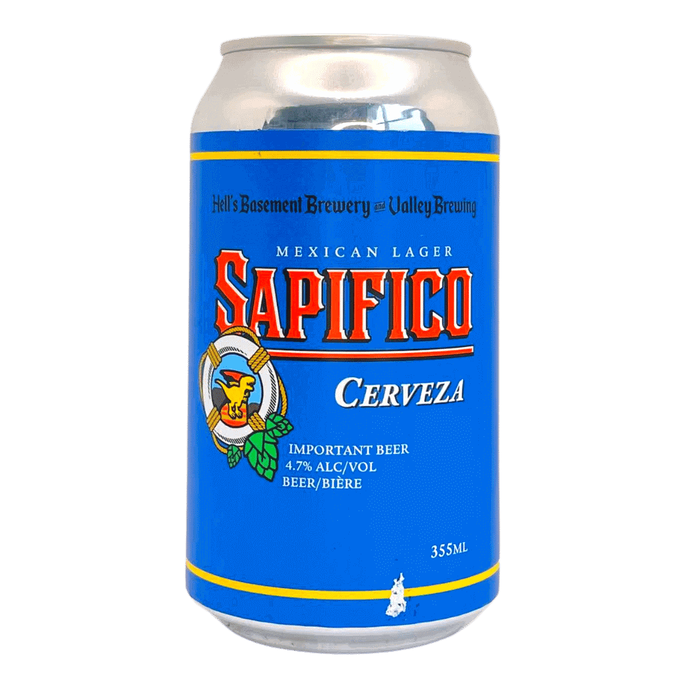 Valley Brewing x Hells Basement Sapifico Lager by Hells Basement x Valley Brewing, beer label