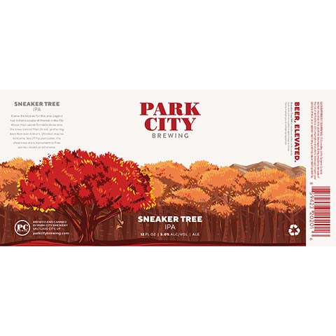Park City Sneaker Tree IPA by Park City Brewing, beer label