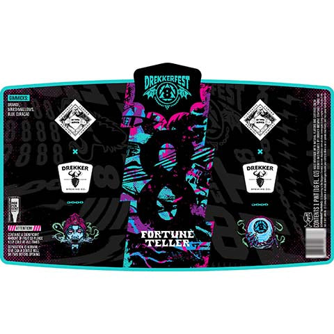 Drekker Fortune Teller DrekkerFest 8 Release by Drekker Brewing Company, beer label