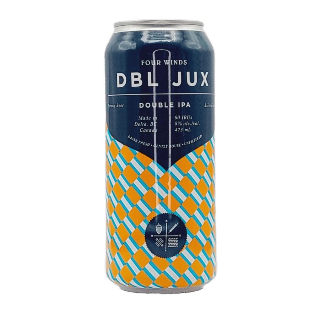 Co. DBL Jux Double IPA by Four Winds Brewing, beer label