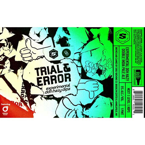 Surly Trial & Error Experimental DDH Hazy DIPA by Surly Brewing Company, beer label