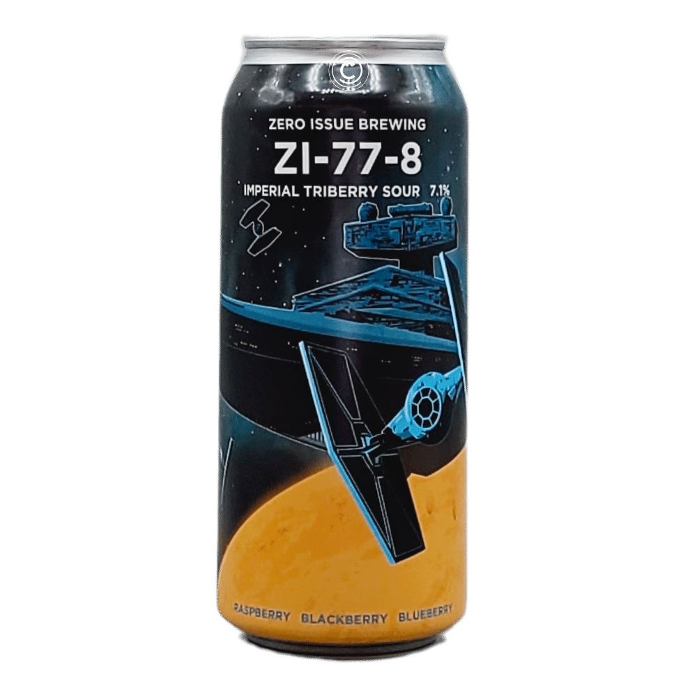 ZI-77-8 Sour by Zero Issue Brewing, beer label